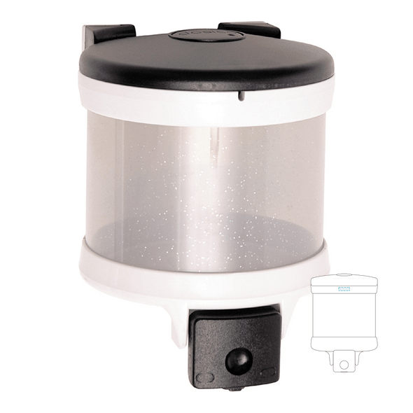 Dispensador de gel de manos transparente de HDPE